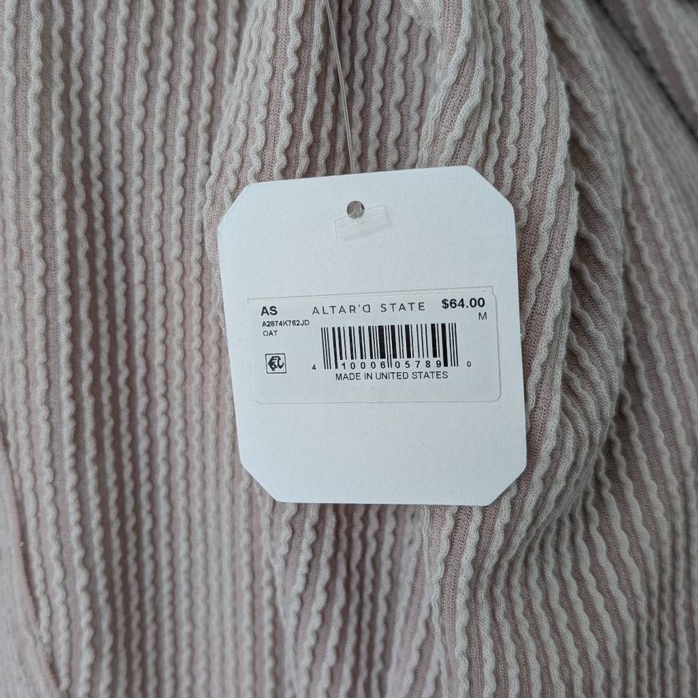Altar'd State Ribbed Tunic, Sz M, Nwt - Picture 7 of 9